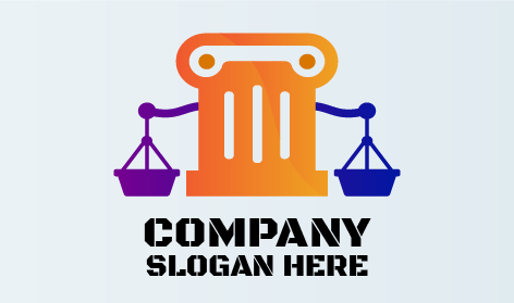 Logo Avvocato Scala Blu Viola