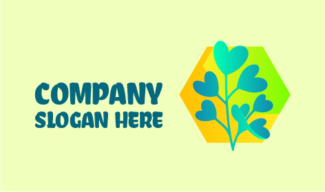 Logo estetico con petali di cuore