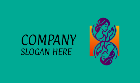 Logo D'ombre De Silhouette Esthétique