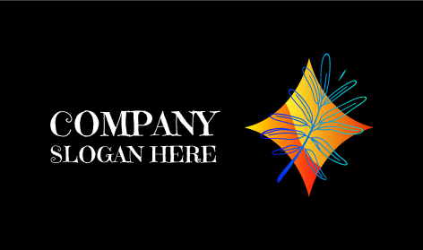 Logo estetico Blue Plant Leaf