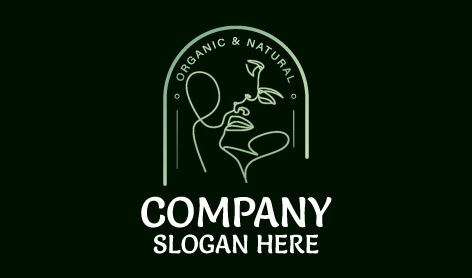 Couple Silhouette Aesthetic Logo