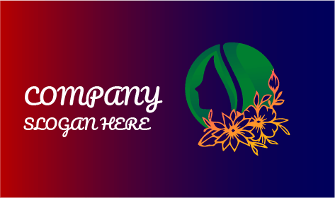 Decorative Flowers Aesthetic Logo