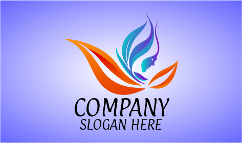 Auffallendes, Ästhetisches Blütenblatt-logo