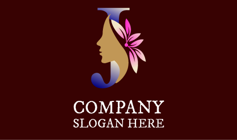 Logotipo de silueta estética de mujer