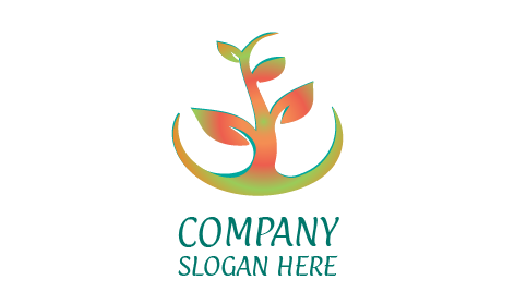 Beautiful Flower Agriculture Logo