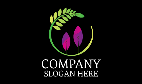 Pertanian Pertanian Daun Logo