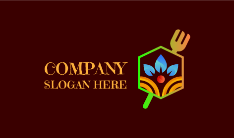 Logo Perkebunan Bunga Pertanian