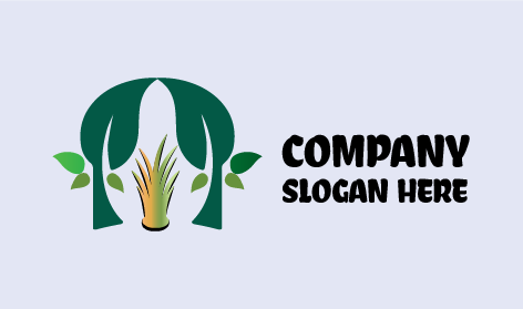 Logo Perawatan Rumput Pertanian