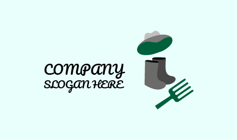 Logo Pertanian Pakaian Petani