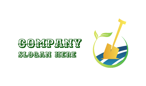 Logo Pertanian Sekop Pertanian