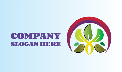 Logo Pertanian Bulan Sabit Gradien