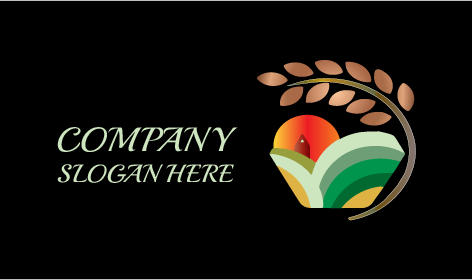 Grain Agriculture Farm Logo