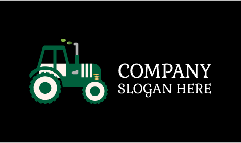 Classy Farming Tractor Logo