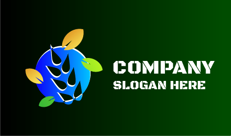 Logo Pertanian Daun Berongga
