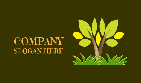 Logotipo De Agricultura y Medio Ambiente Natural