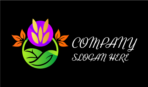 Logo Pertanian Daun Jeruk