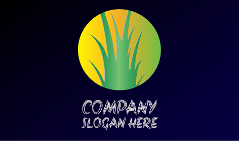 Organic Crop Agriculture Logo