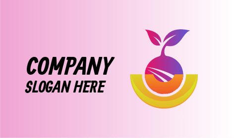 Logo Pertanian Warna Ungu