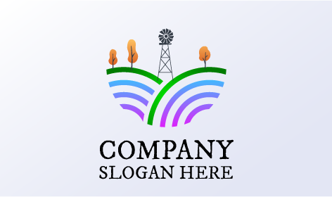 Logo Pertanian Menara Kincir Angin