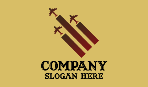 Cutting-edge Travel Airplane Logo