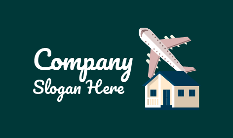 Travel Home Airplane Logo