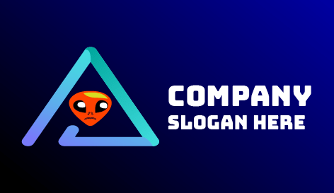 Logotipo De Alienware Con Triángulo Azul