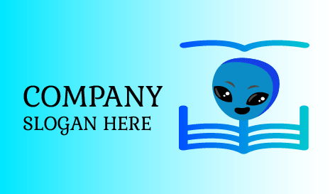 Logotipo De Alienware Azul Con Dibujos Animados