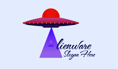 Logotipo De La Misteriosa Nave Espacial De Alienware