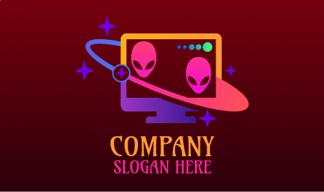 Logotipo De Alienware En órbita