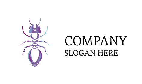 Logo Siluet Semut Yang Estetis