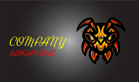 Logo Semut Maskot Yang Ganas