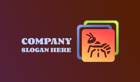 Gradient Backdrop Ant Logo