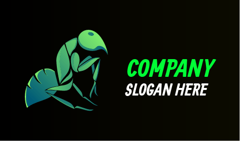 Logo De Fourmi Verte Feuillue