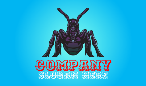 Logo Semut Bergaya Modern