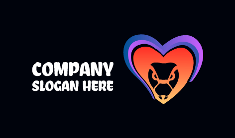 Logo De Fourmi Au Cœur Violet