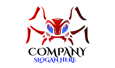 Logotipo De Hormiga Roja Feroz