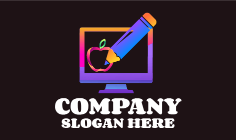 Electronic Learning Apple Logo