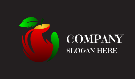 Logotipo De Manzana Roja De La Jungla