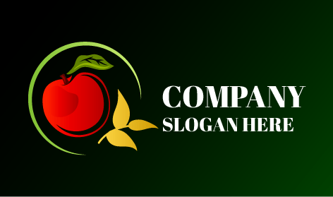 Organic Apple Breed Logo