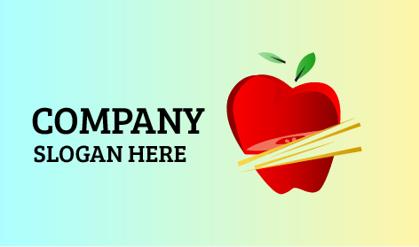 Piccolo Logo Di Mela A Foglia Verde