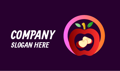 Logotipo Rojo Manzana Vibrante