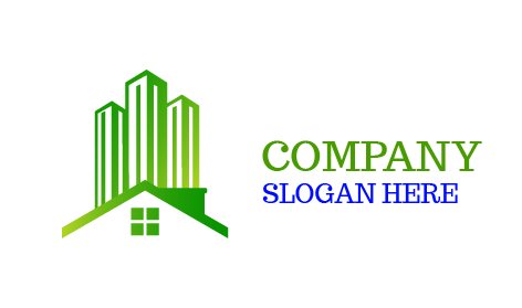 Logo Dell'Architetto Di Edifici Verdi