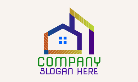 Logo Architetto Geometrico Minimalista