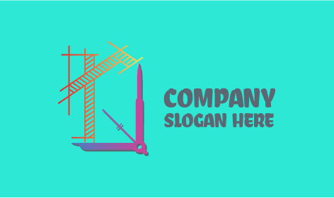 Purple Modern Architect Logo