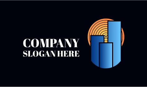 Logo Elegante Di Costruzione Di Edifici