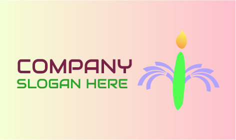 Logo Für Pinselkunst Bei Kerzenlicht