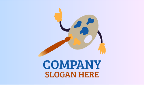 Canvas Painting Art Logo