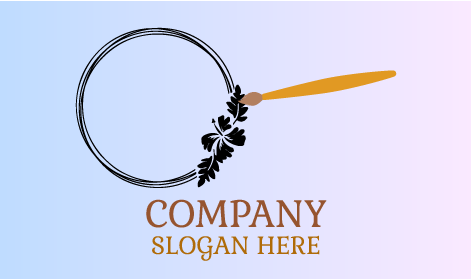 Logo Mit Kreisförmigem Rahmen