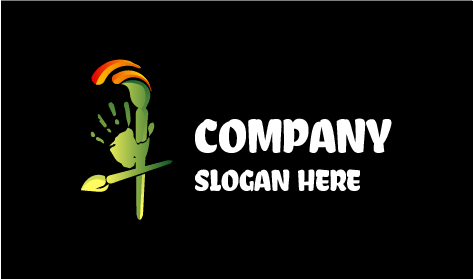 Creative Art Handprint Logo