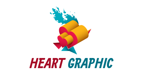 Heart Graphic Art Ai Logo